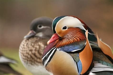 Symbolizing Love and Relationships: Mandarin Ducks as a Emblem of Affection