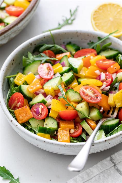 The Abundance of Fresh Ingredients in a Delectable Salad