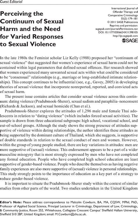 The Cognitive Processes Involved in Perceiving Instances of Sexual Violence within Dreams