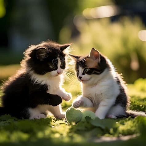 The Delight of Observing Playful Kittens