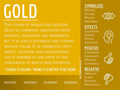 The Depth of Symbolism: Decoding the Psychological Significance behind the Metamorphosis of Gold