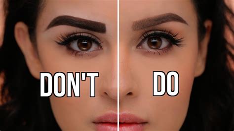 The Dos and Don'ts of eyebrow maintenance