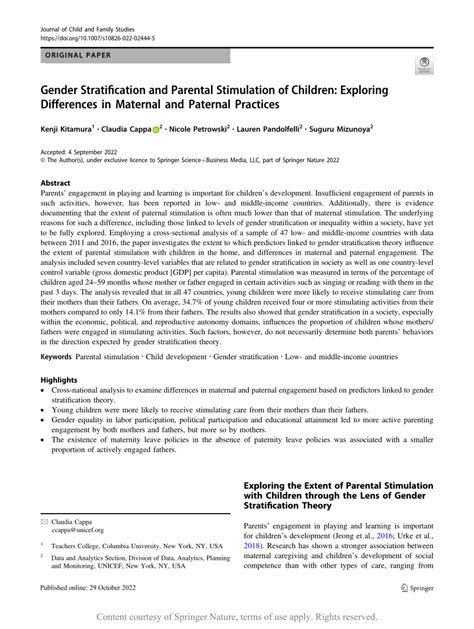 The Dynamics of Parent-Child Connections: Exploring the Implications of Dreams about Maternal or Paternal Departure