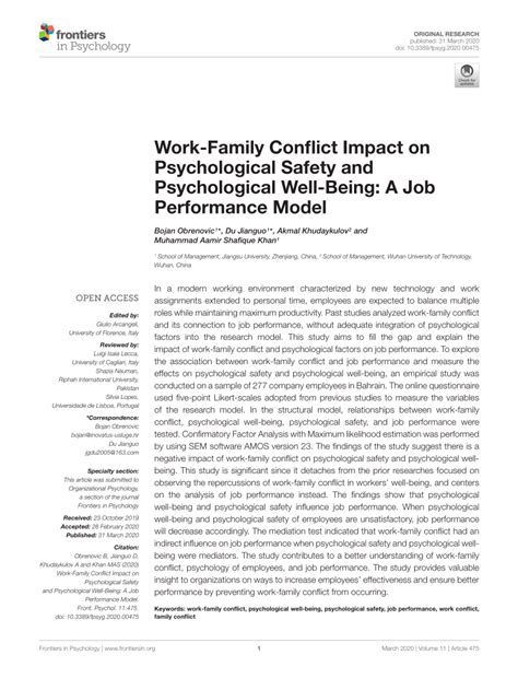 The Effects of Violence-Related Dreams on Employees' Psychological Well-being and Job Performance