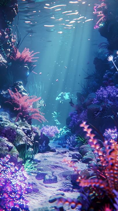 The Enchanting Hues of Underwater Gardens: A Submarine Wonderland