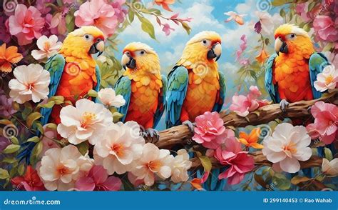 The Enchanting World of Rosy Parrots