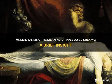 The Enigma of Dreaming about Possessed Objects