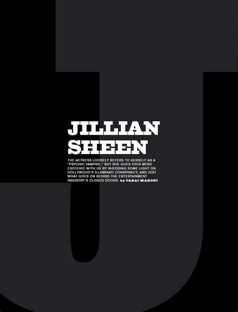 The Enigmatic Beauty: Insights into Jillian Sheen's Fascinating Attributes