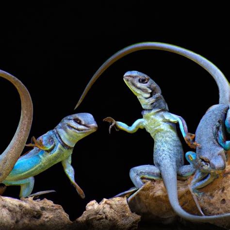 The Enigmatic Realm of Lizards Engaged in Conflict