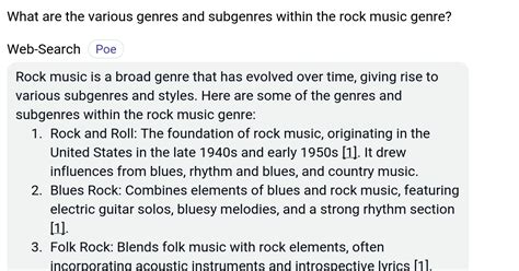 The Evolution of Rock Subgenres: Exploring the Diversity within the Genre