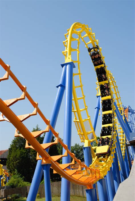 The Excitement of Riding a Roller Coaster at an Adventure Park