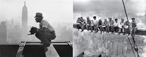 The Exhilaration of Perching atop a Lofty Skyscraper and Observing the Metropolis Beneath