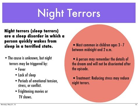 The Explanation and Prevalence of Nocturnal Disturbances