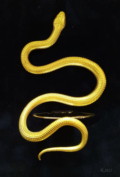 The Fascination of a Petite Golden Serpent