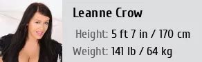 The Figure of Leanne Crow: Stats and Measurements