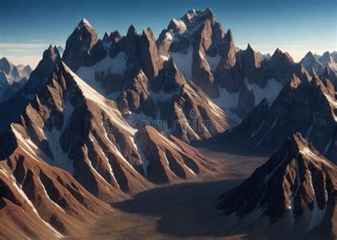 The Geological Formation of Majestic Mountain Ranges