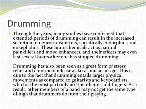 The Impact of Drumming on Dreams