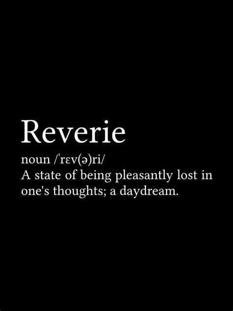 The Implicit Significance of Reveries