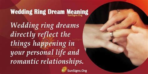 The Importance of Rings in Dreams