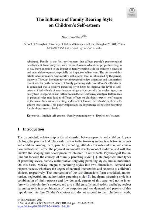 The Influence of Extended Kin on Child-rearing: An Integral Aspect of Family Dynamics