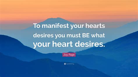 The Journey Towards Manifesting Your Heart's Innermost Desires