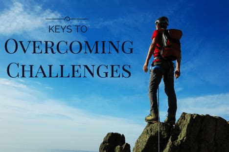 The Key to Successfully Conquering Challenges