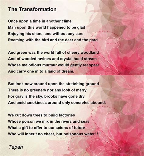 The Link between Dreams and Personal Transformation in the Poem