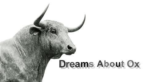 The Majestic Beast: A Comprehensive Analysis of the Ox in Dreams