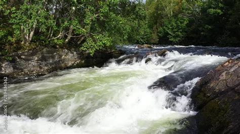 The Majestic Beauty of a Furious Waterway