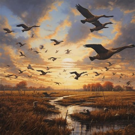 The Majestic Journey: Discovering the Migration Pathways of Untamed Geese