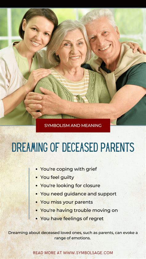 The Meaning of Dreaming about a Deceased Parent