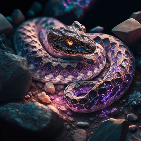 The Mysterious Amethyst Reptile