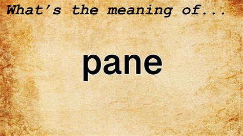 The Mysterious Significance of Sealed Panes