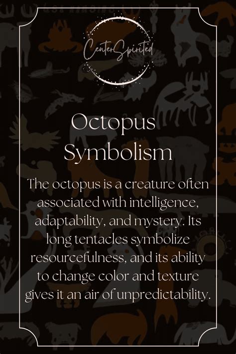 The Octopus: A Multi-faceted Symbol of Power, Intelligence, and Hidden Secrets