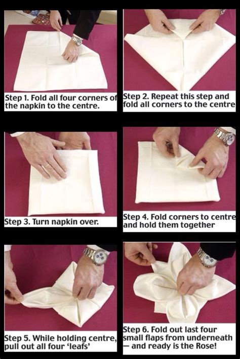 The Perfect Finishing Touch: Inventive Techniques for Folding Napkins