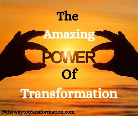 The Power of Transformation and Rebirth