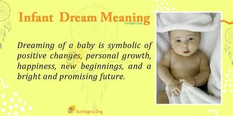 The Psychological Interpretation of Infant Dreaming