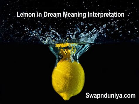 The Psychological Interpretation of Lemon-Colored Partitions in Dreams