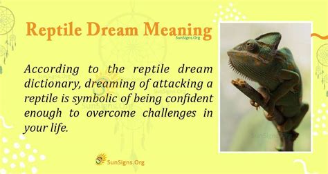 The Psychological Interpretation of a Reptile on the Surface