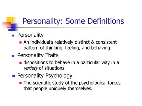 The Psychological Interpretations and Personal Meanings