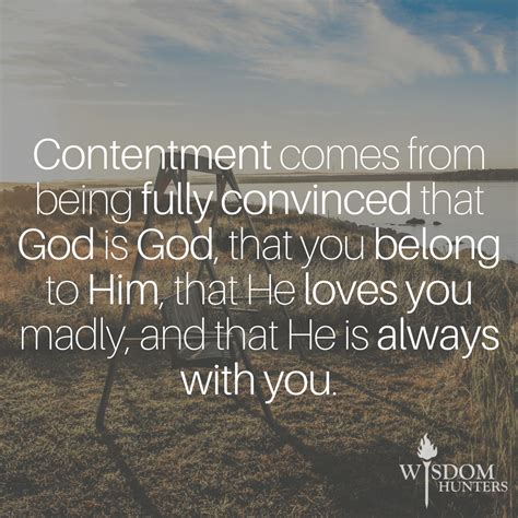 The Quest for Spiritual Contentment