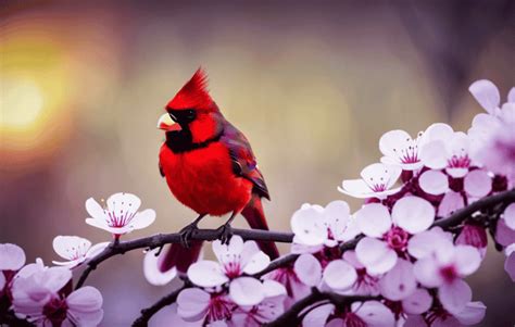 The Red Bird as a Messenger of Love and Passion