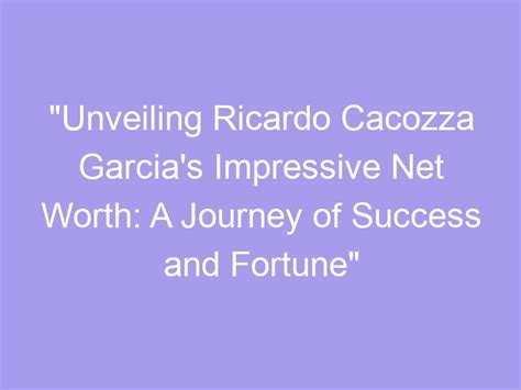 The Remarkable Fortune of Sunshine Garcia: An Exceptional Performer's Journey to Success