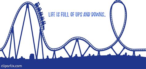 The Rollercoaster as a Representation of Life's Ups and Downs