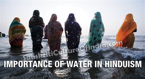 The Sacred Significance of Water in Hinduism