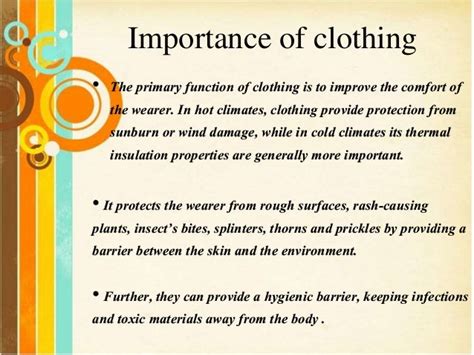 The Significance of Clothing and its Emotional Bond