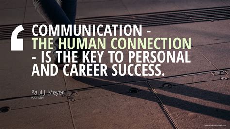 The Significance of Communication and Connection