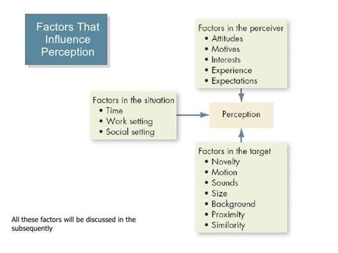 The Significance of Context: Factors that Impact the Perception