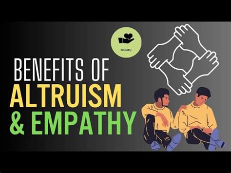 The Significance of Empathy and Altruism in Aspiring to Rescue Lives