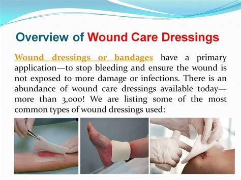 The Significance of Selecting the Appropriate Dressing for Effective Wound Recovery